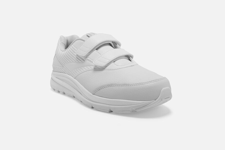 Addiction Walker V-Strap 2 Brooks Running Shoes NZ Mens - White - CIGTRN-539